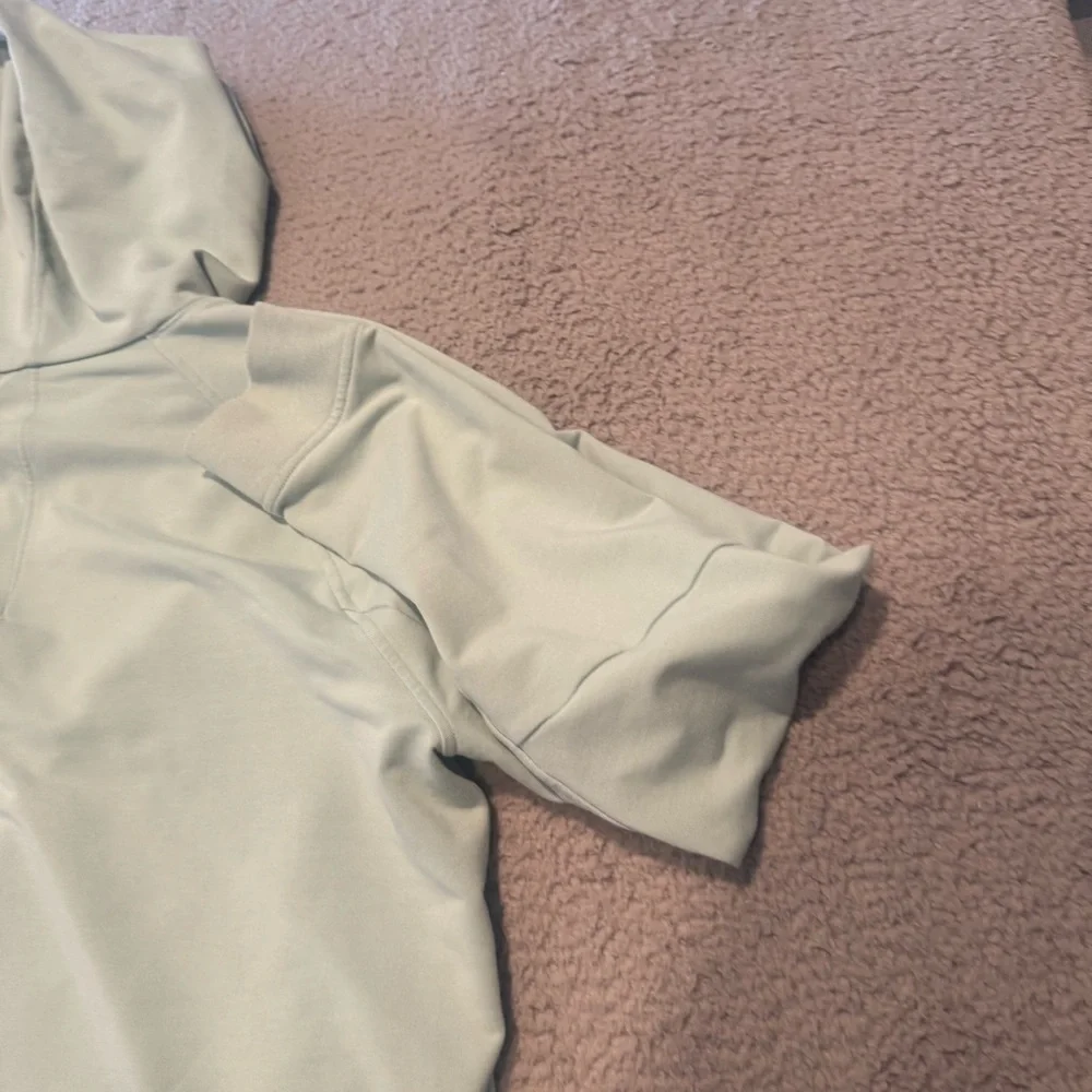 Lululemon City Sweat Hoodie Men M Color Hazy Jade Stretch Performance Casual